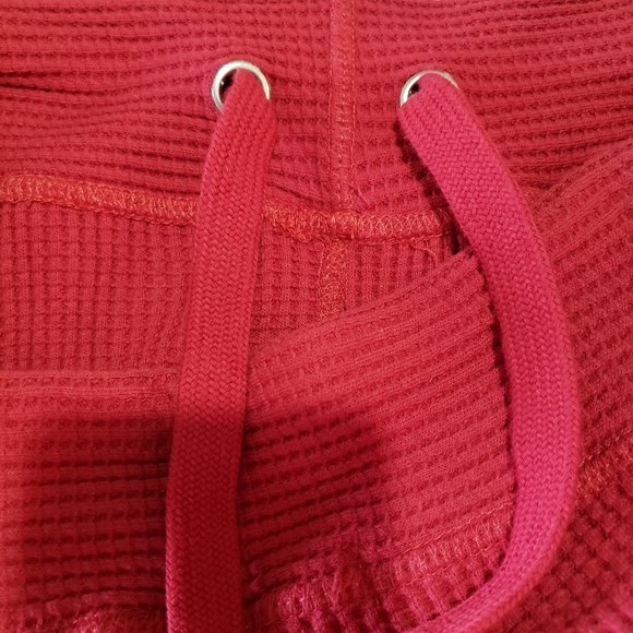 The Vault Cornell Collegiate Waffle Knit Long Shorts Mens M Big Red Drawstring - Picture 6 of 10